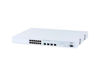 3com 3C17401 10/100/1000Mbps SuperStack Switch 12 port 10/100/1000 with four SFP ports (SFPs sold separately) 16K MAC addresses
Secure MAC addresses (1,024 addresses) MAC Address Table 4MB Packet buffer memory Buffe