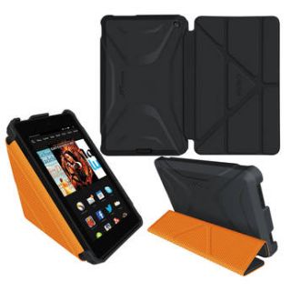 rooCASE Origami Slim Shell Folio Case RC FIRE HD614 OG SS GB/OR