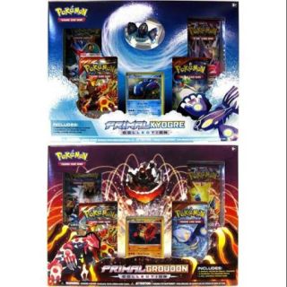 Set of Both Collections Primal Kyogre & Primal Groudon Pokemon