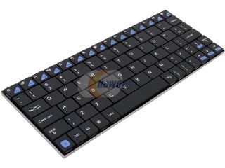inland Android 7" Bluetooth Keyboard 71109 Black 80 Normal Keys Bluetooth Wireless Keyboard