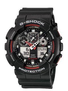 G Shock G Shock GA 100 1A4ER black sports mens watch