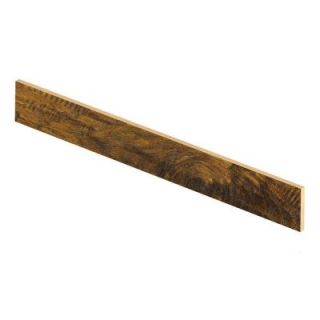 Cap A Tread Light Hickory 47 in. Length x 1/2 in. Depth x 7 3/8 in. Height Laminate Riser to be Used with Cap A Tread 017071765