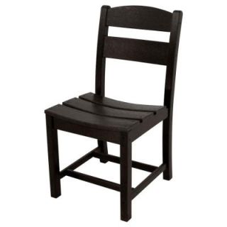 Ivy Terrace Classics Black Patio Dining Side Chair IVTD110BL