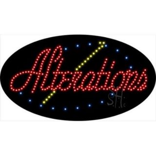 Sign Store L100 1571 Alterlations Animated LED Sign, 27 x 15 x 1 inch