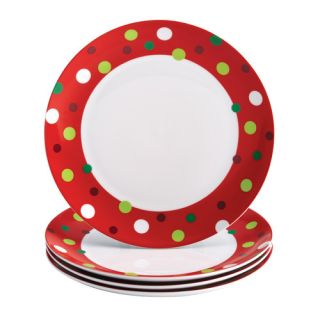 Rachael Ray Hoots Decorated Tree 11.8 Dinner Plate