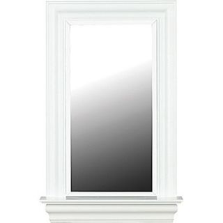 Kenroy Home Juliet Wall Mirror, White Gloss Finish