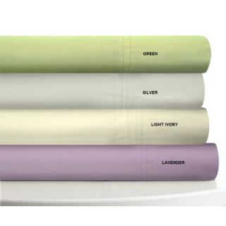 350 Thread Count Egyptian Cotton Percale Sheet Set by Tribeca Living