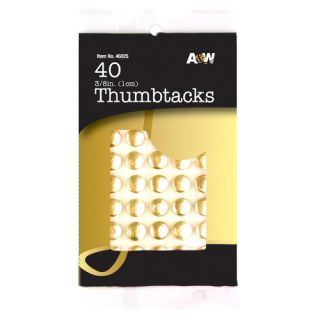 37 Brass Thumbtack (40 Count)