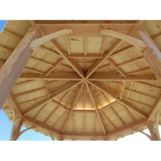 10 Ft. W x 10 Ft. D Wood Gazebo by SamsGazebos