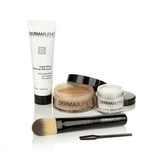 Dermablend Cover Creme 4 piece Kit with Foundation Brush   Sand Beige   7776587