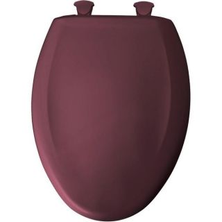 Whisper Close Elongated Closed Front Loganberry Toilet Seat   17194854