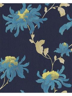 Graham & Brown Navy blue midnight fabulous wallpaper