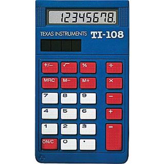 Texas Instruments TI 108 Display Calculator, 10 Pack