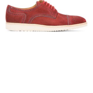 PS by Paul Smith Burgundy & Turquoise Nubuck Mcroy Brogues