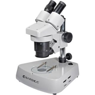 Barska Binocular Stereo Microscope White 20x, 40x Stereo Microscope, Binocular