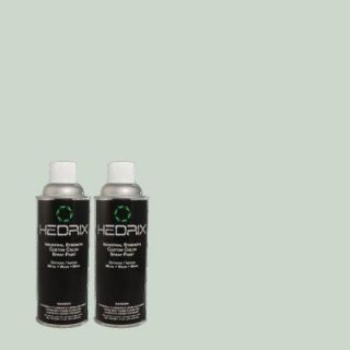 Hedrix 11 oz. Match of PPKR 49 Softest Gray Semi Gloss Custom Spray Paint (2 Pack) SG02 PPKR 49