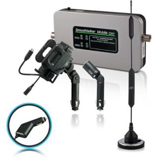SmoothTalker Mobile CX1 23dB Cellular Signal Booster Kit with Universal Cradle, 14" Small Mag Antenna