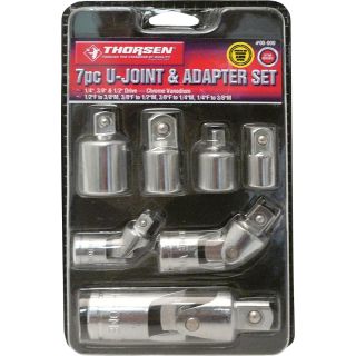Thorsen U-Joint & Socket Adapter Set — 7-Pc., Model# 20-210