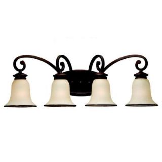 Sea Gull Lighting Acadia 4 Light Misted Bronze Vanity Light 44147 814