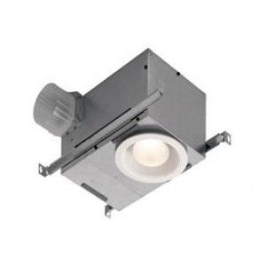 Nutone 744LEDNT Bathroom Fan, 70 CFM Recessed LED Light w/ Ventilation   for 4" Duct