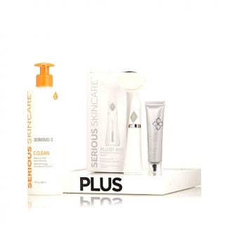 Serious Skincare C Clean Cleanser PLUS PLUSH 80K Brush & Diffuse Skin Perfector   7823687