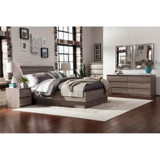 Laguna Full Bed With Headboard, Truffle