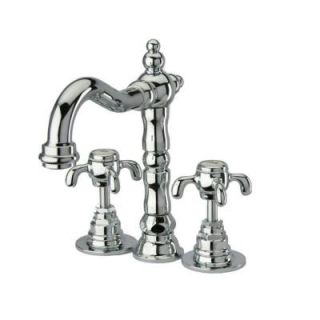 LaToscana Ornellaia 4 in. Minispread 2 Handle Mid Arc Bathroom Faucet in Chrome 87CR214WLFEX