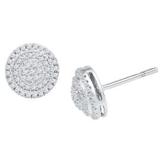 CT. T.W. Round Diamond Prong Set Cluster Fashion Earring in 10K