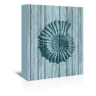 Americanflat Wood Shell Graphic Art on Wrapped Canvas