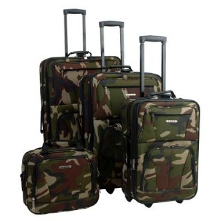 Rockland Journey 4 pc. Expandable Luggage Set   Camo