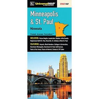 Universal Map Minneapolis/St Paul Minnesota Fold Map