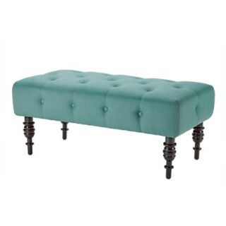 Better Homes and Gardens Traditional Tufted Bench with Turned Wood Legs, Multiple Finishes