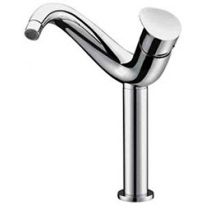 Alfi Brand AB1570 BN Bathroom Faucet, Tall Wave Single Handle   Brushed Nickel