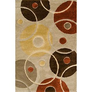 Central Oriental Miracle Hoops Rug; 710 x 910