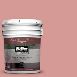 BEHR Premium Plus Ultra 5 gal. #T13 15 Shanghai Peach Eggshell Enamel Interior Paint 275405