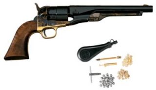 Pietta Model 1860 Army .44 Caliber Black Powder Revolver with Starter Kit