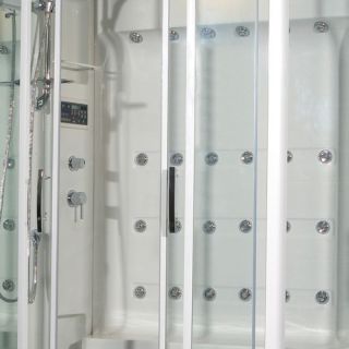 Sliding Door 52 x 40 x 86 Steam Shower with Left Side Configuration