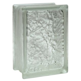 Pittsburgh Corning Icescapes Premiere Glass Block (Common 8 in H x 6 in W x 4 in D; Actual 7.75 in H x 5.75 in W x 3.87 in D)