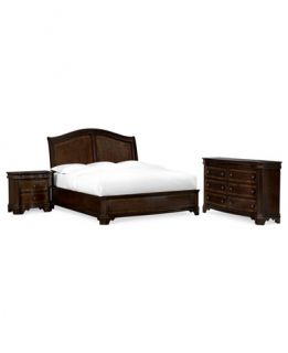 Delmont Bedroom Furniture, 3 Piece Set (California King Bed, Dresser