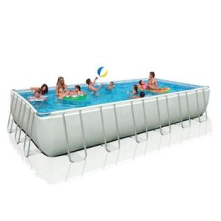 Intex 24' x 12' x 52" Rectangular Ultra Frame Swimming Pool