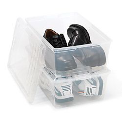 Brand Clear Plastic Storage Boxes 13.5 Qt Pack Of 2