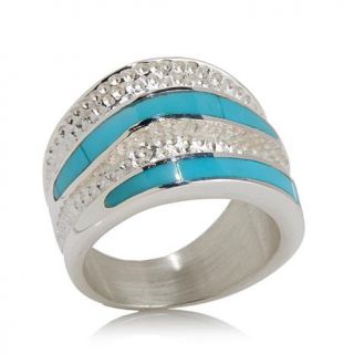 Jay King Campitos Turquoise Inlay Sterling Silver Ring   7872574