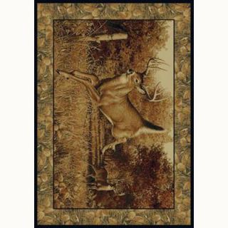 United Weavers We'll Meet Again Beige 7 ft. 10 in. x 10 ft. 6 in. Contemporary Lodge Area Rug 132 41617 811