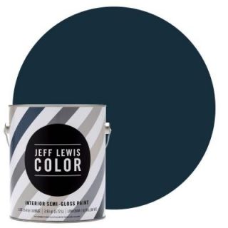 Jeff Lewis Color 1 gal. #JLC316 Ink Blot Semi Gloss Ultra Low VOC Interior Paint 501316