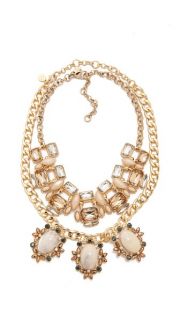 Lee By Lee Angel Crystal Chain Necklace Set