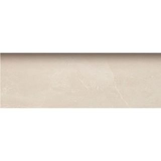 PORCELANOSA Zocalo Marmol Nilo 18 in. x 4 in. Marfil Ceramic Wall Trim Tile P83202921