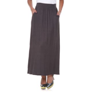White Mark Womens Rayon Maxi Skirt   16802438  