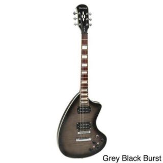 Giannini Craviola Electric Guitar Grey Black Burst