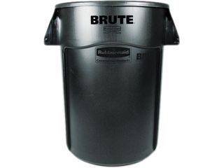 Rubbermaid Commercial
Brute Vented Trash Receptacle, Round, 44gal, Black