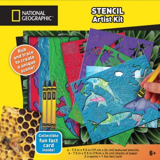 National Geographic Landscape Stencil Artist Kit